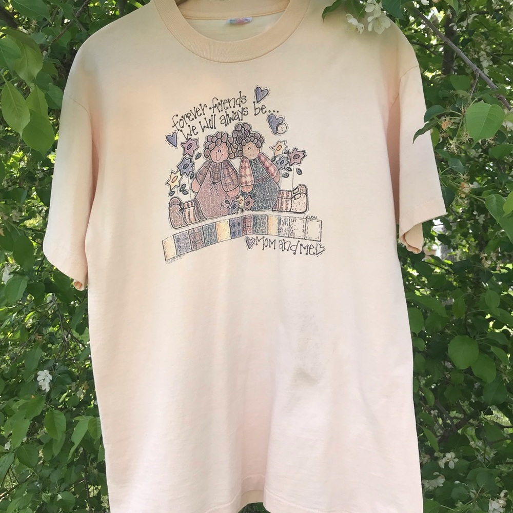 Vintage Mom T-shirt “Forever Friends we will be”